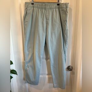 The North Face Light Blue Cotton Ankle Pant‎ Size XL